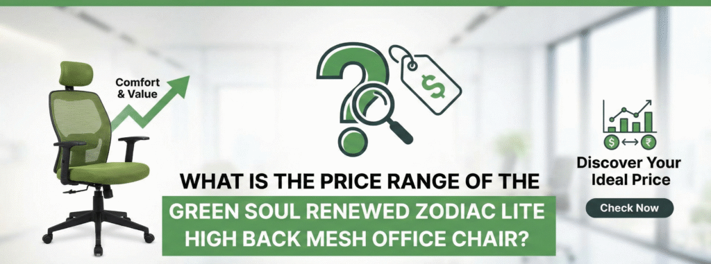 Green Soul Renewed Zodiac Lite High Back Mesh Office Chair – Complete Guide, Price Range, Reviews & Best Alternatives in India